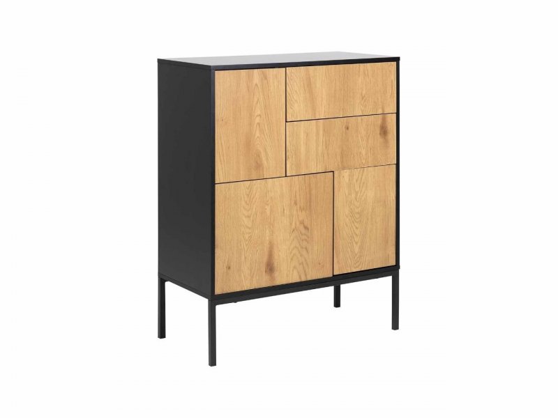 Oo-Home Living Credenza Saria 3 ante e 2 cassetti