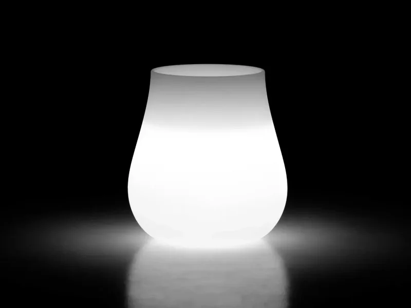 Plust Fioriera Drop Light con Kit Luce Indoor