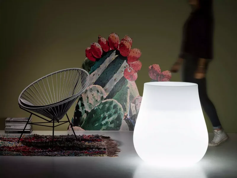 Plust Fioriera Drop Light con Kit Luce Indoor