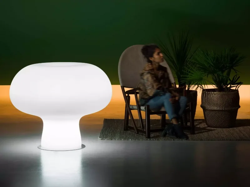 Plust Vaso Boyo Light con Kit Luce Indoor