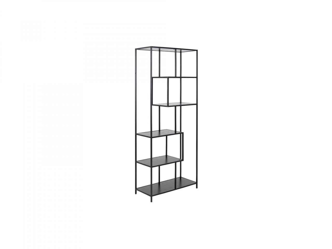 Libreria asimmetrica Saria 185x77 - v9