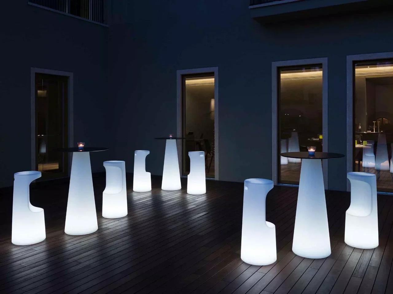 Sgabello Fura Light con Kit Luce -2