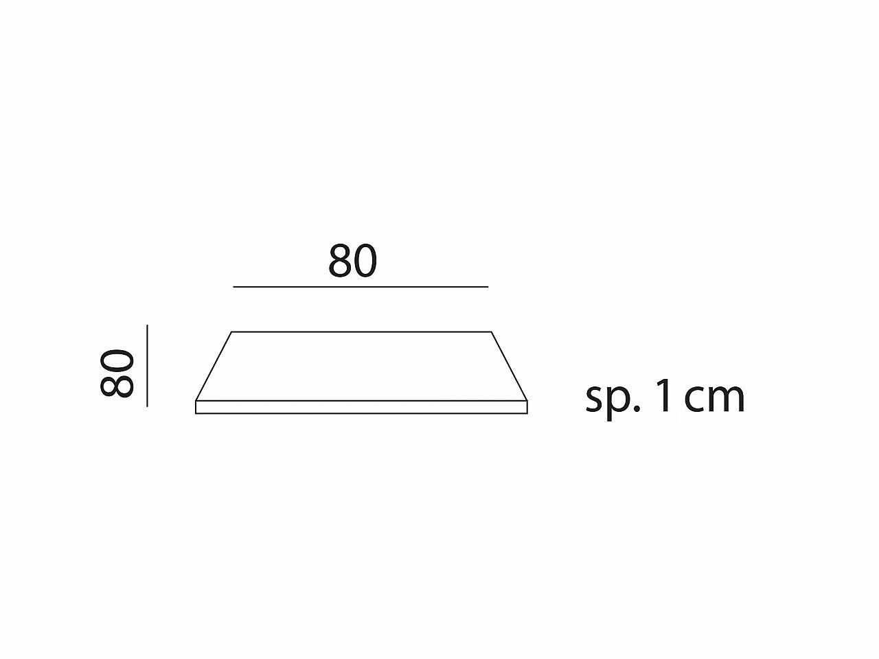 Piano Laminato 80x80 - 1