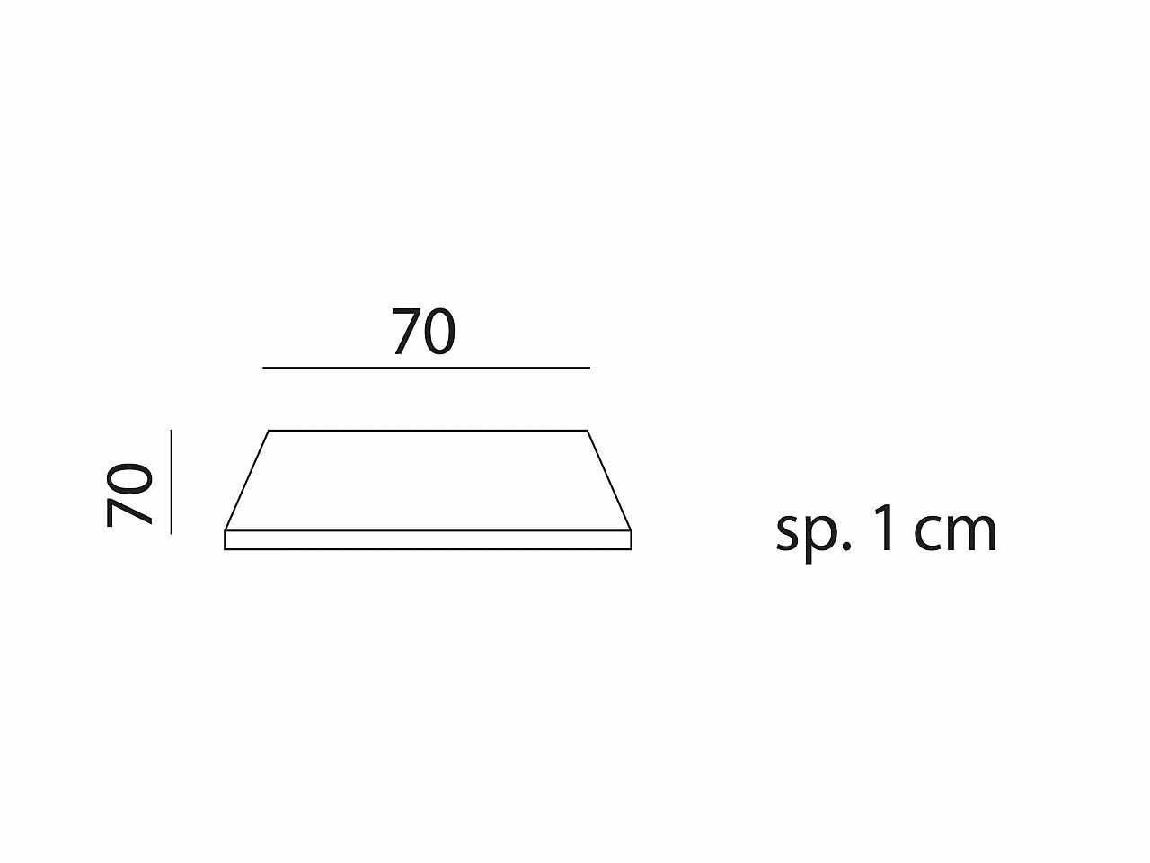 Piano Laminato 70x70 - 1