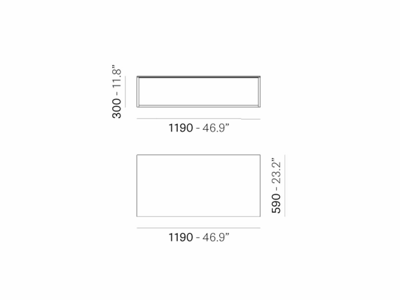 Tavolino Code Marble 119x59x30 - 1