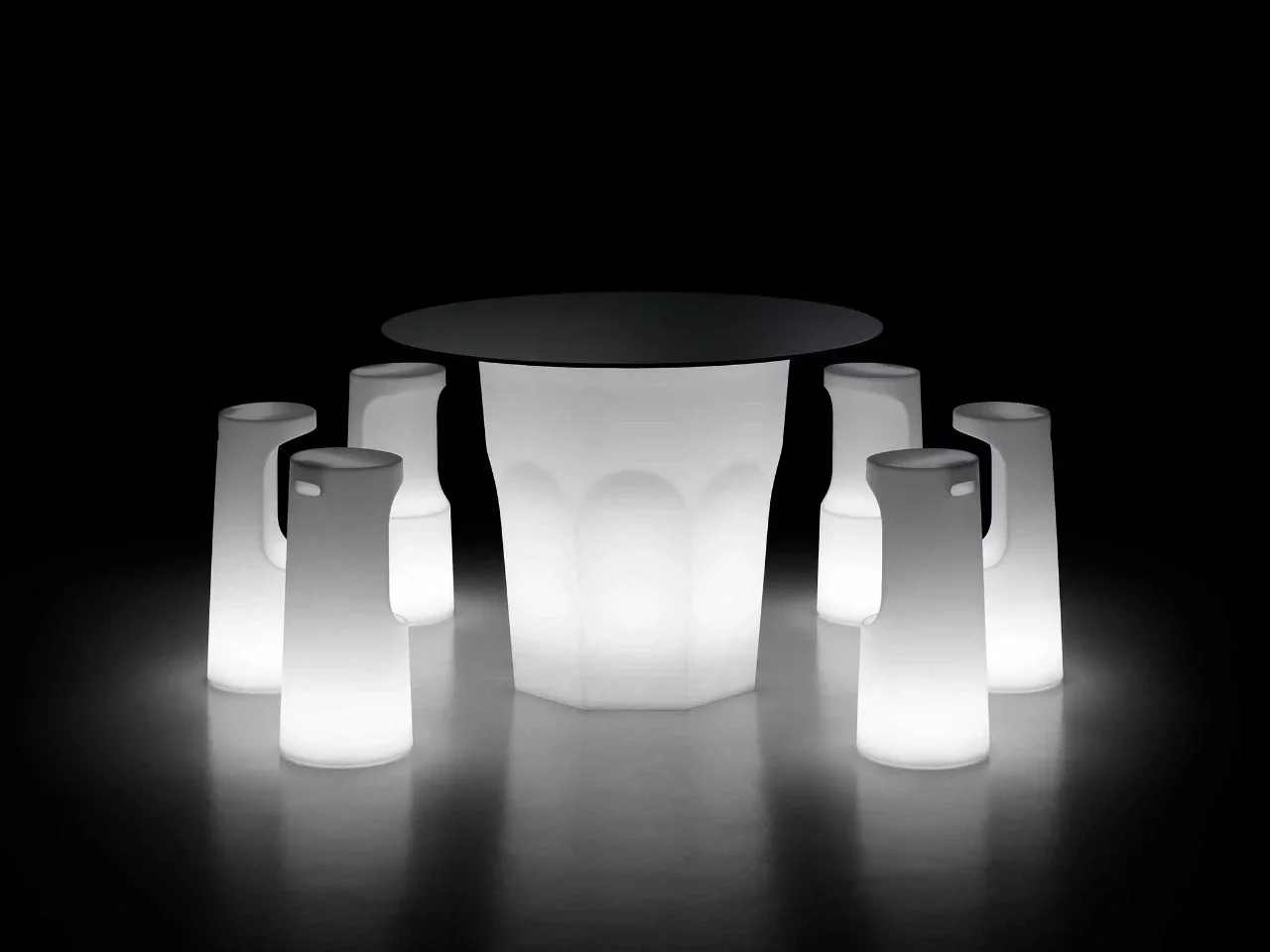 Sgabello Fura Light con Kit Luce - v5