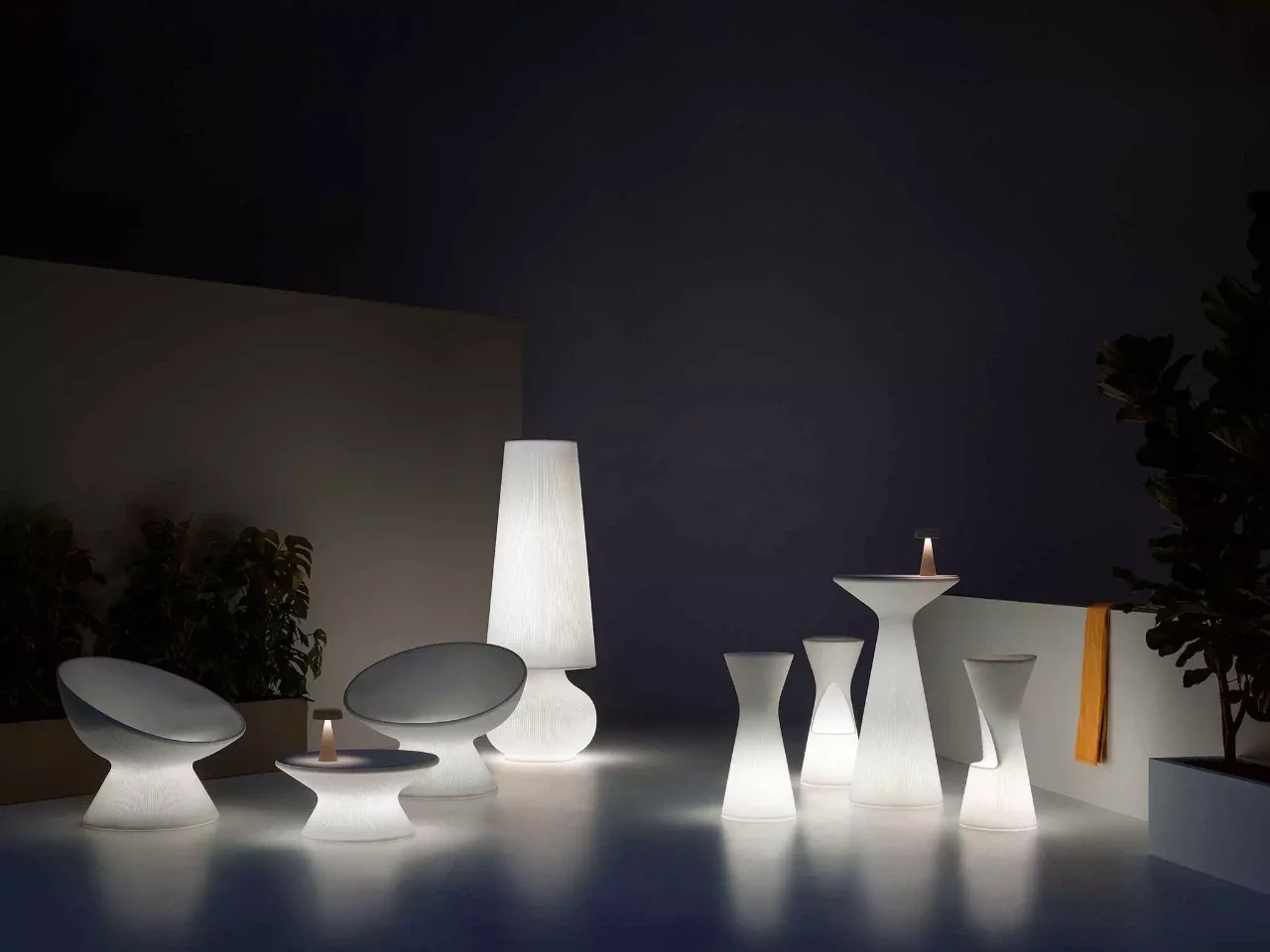 Poltrona Fade Relax Light con Kit Luce -1