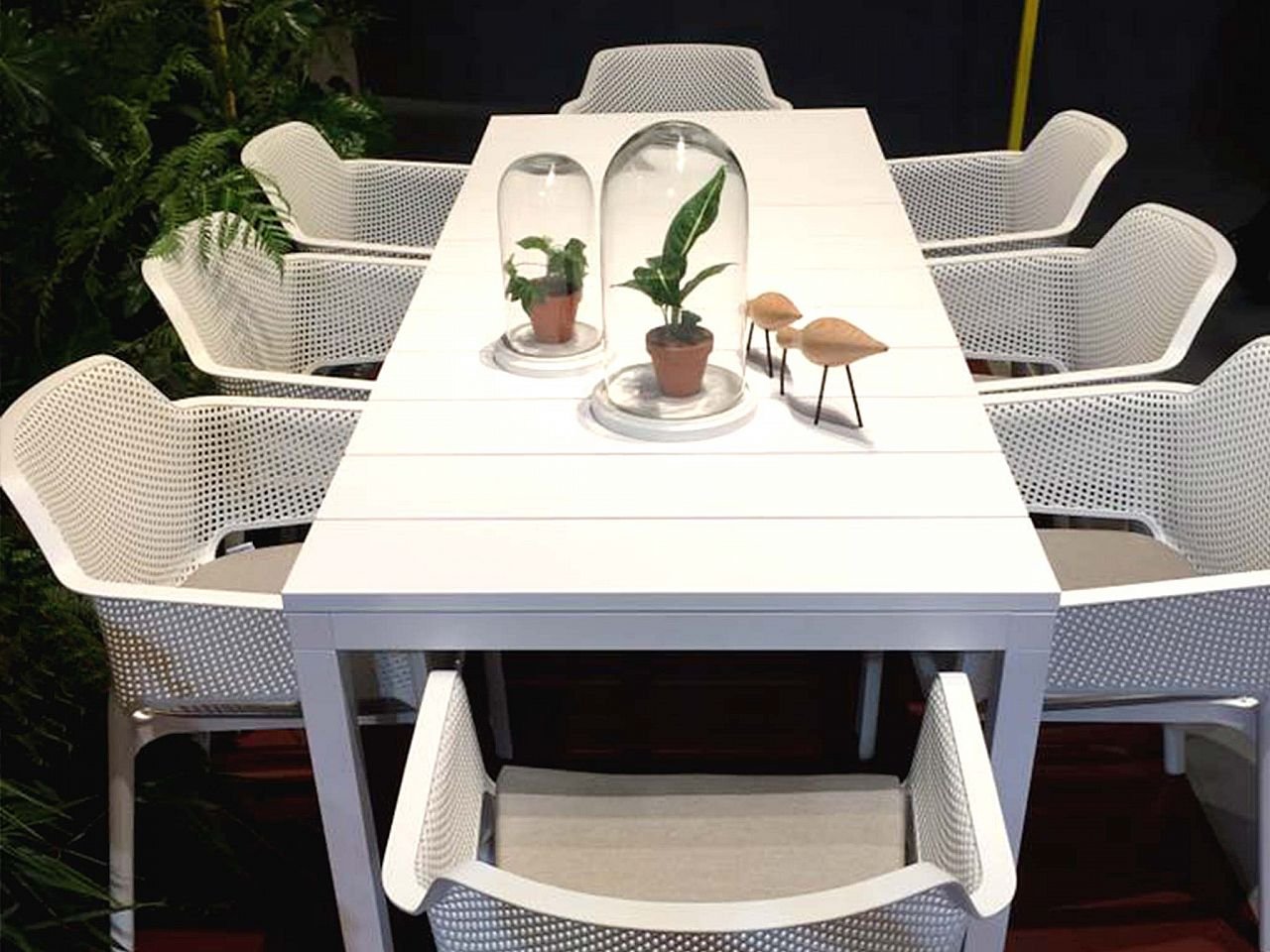 Tavolo da giardino Rio 140/210 Versione Piano Alluminio -2