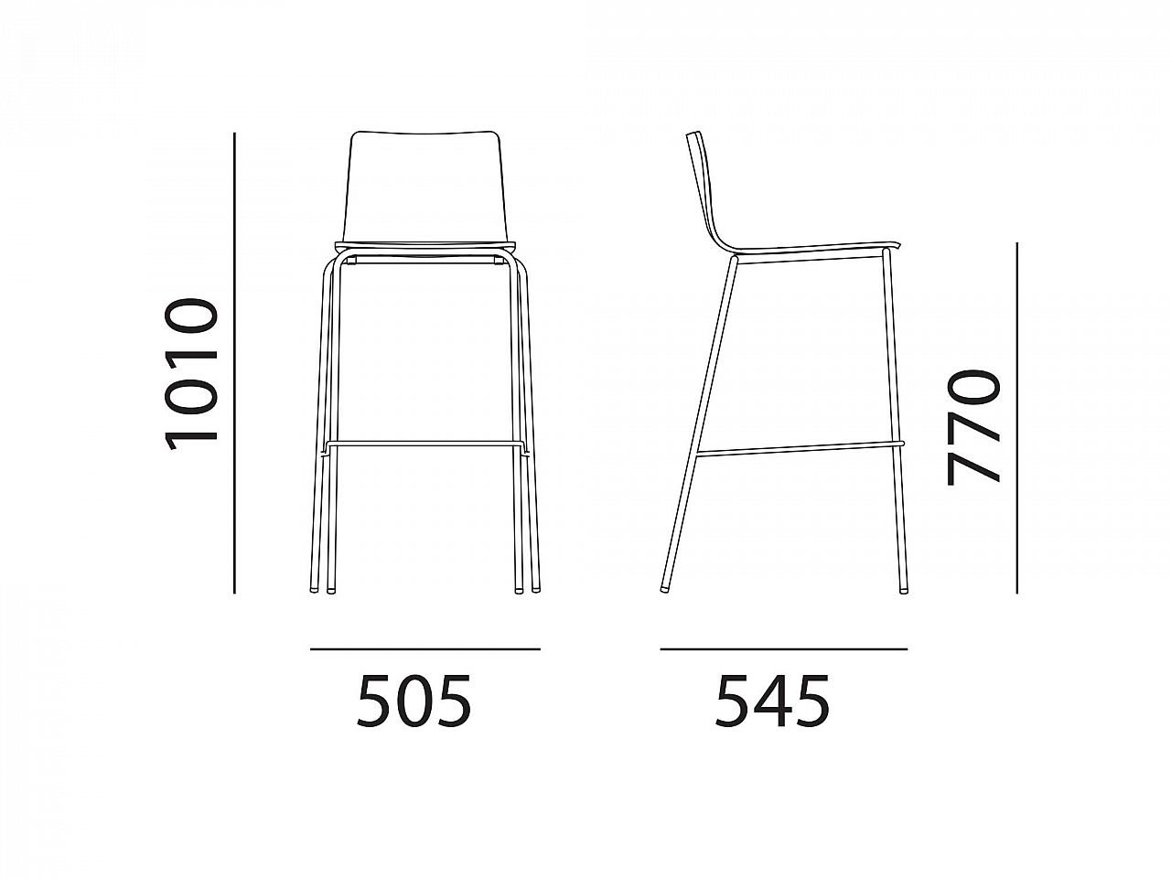 Sgabello Inga 5617 - 1