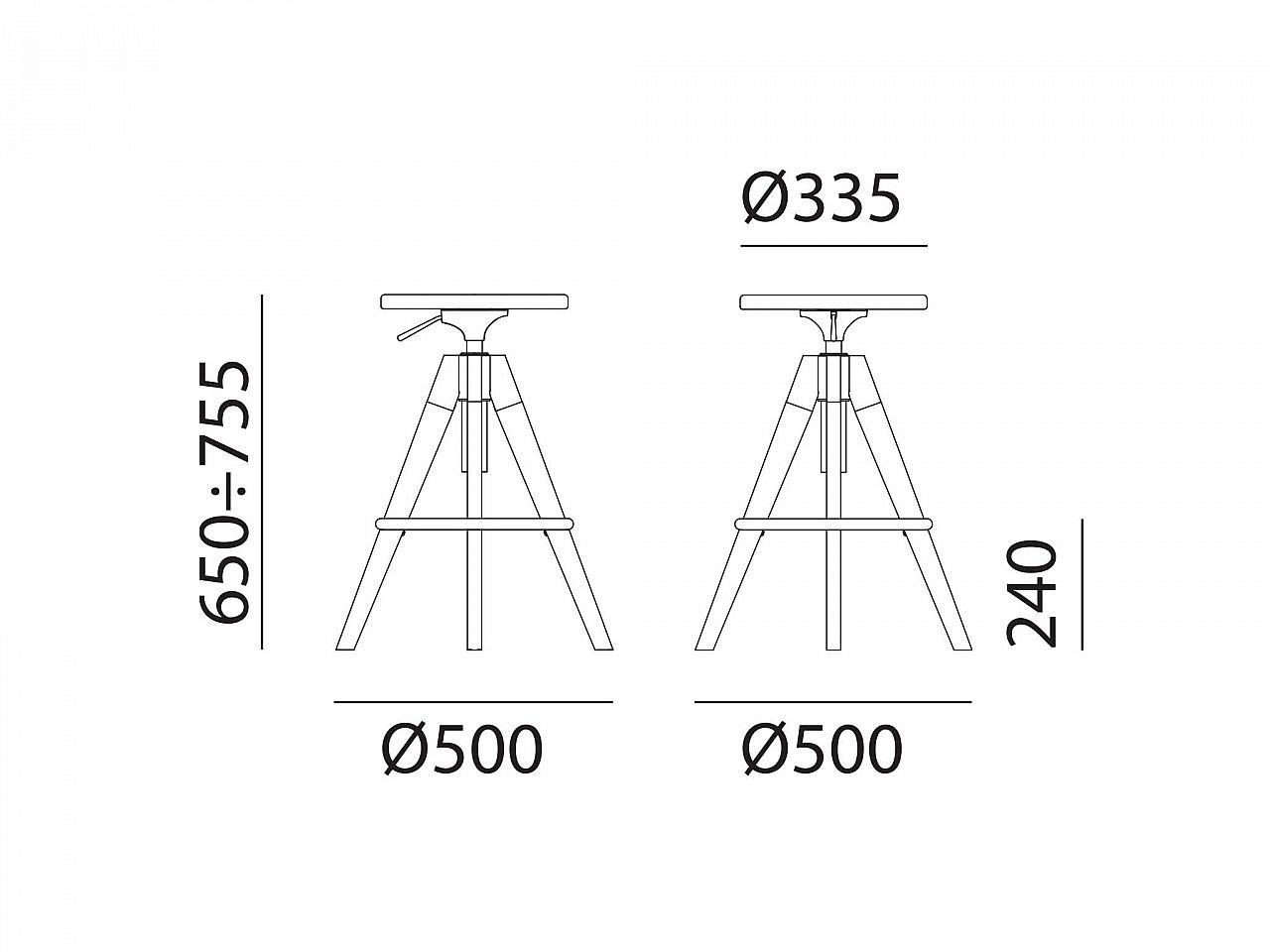 Sgabello Arki-Stool - 1