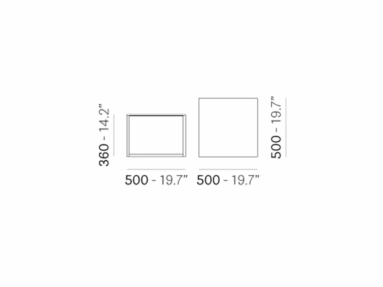 Tavolino Code 50X50X36 - 1