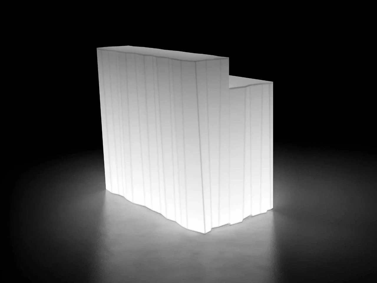 Bancone Frozen Large Light con Kit Luce -1
