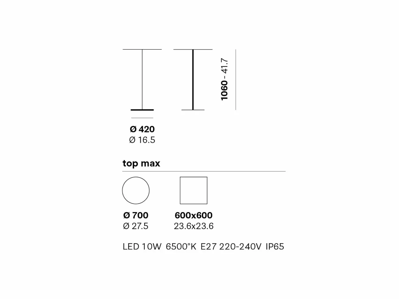 Base Ikon 868 luminoso - 1