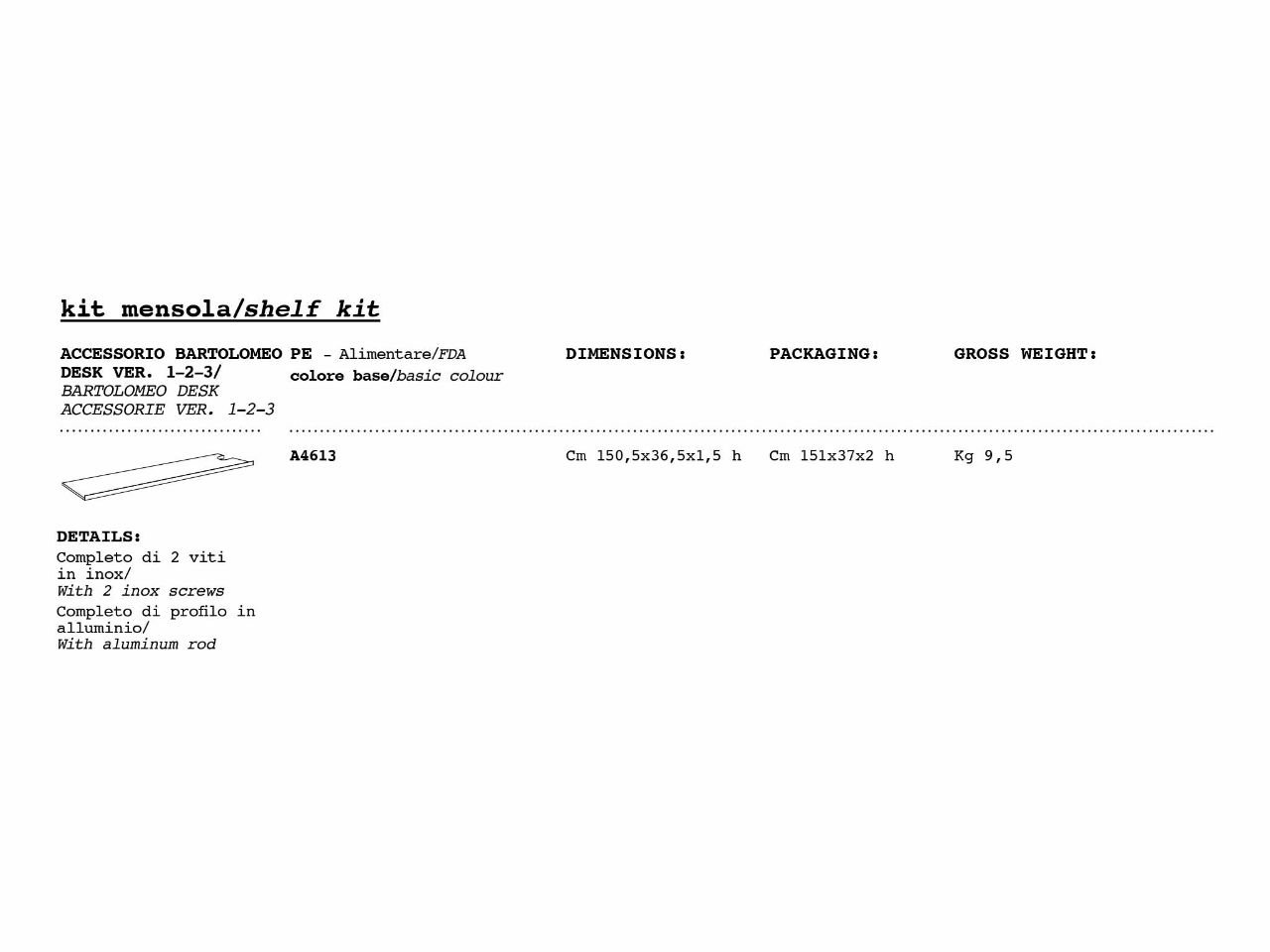 Kit Mensola+Scansi Bartolomeo+Prof.All - 1