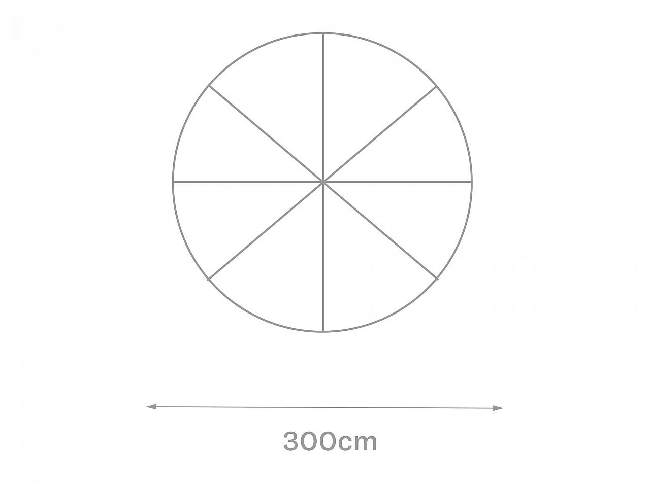 Ombrellone Ocean alluminio Ø 300 - 1