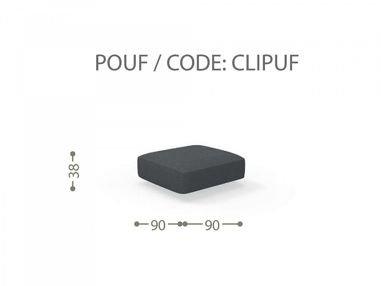 Pouf Cliff - 1