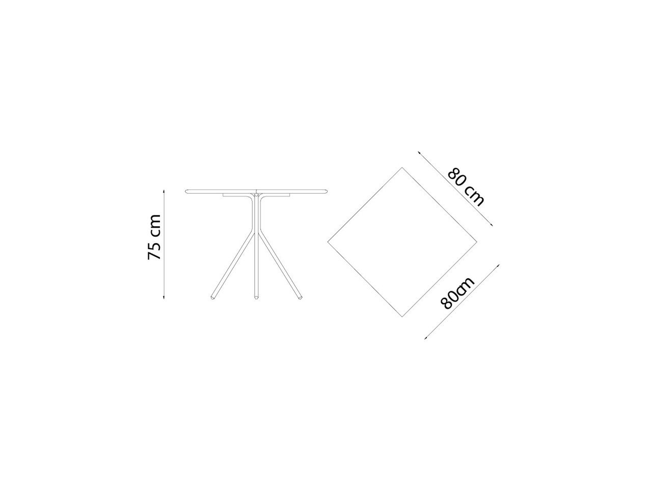 Tavolino Rick 80x80 -1