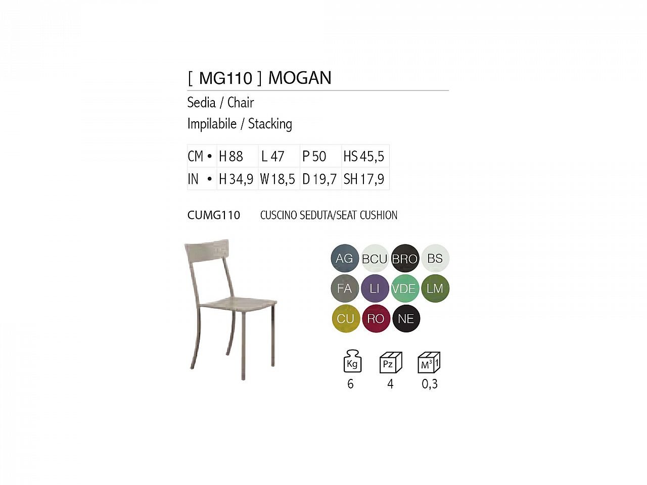 Sedia Mogan 110 - 1