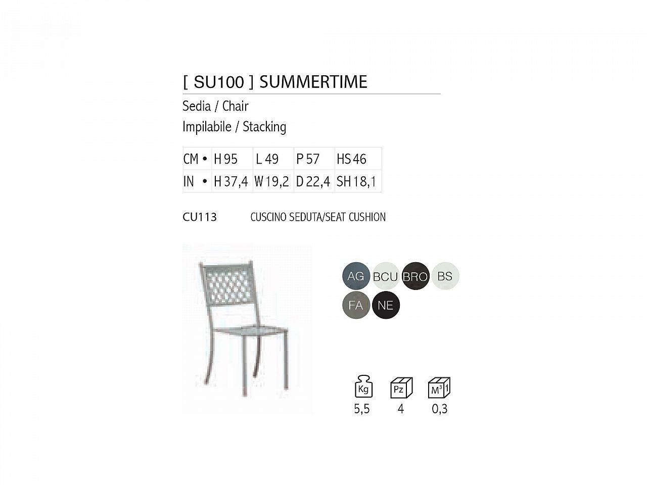 Sedia Summertime - 1