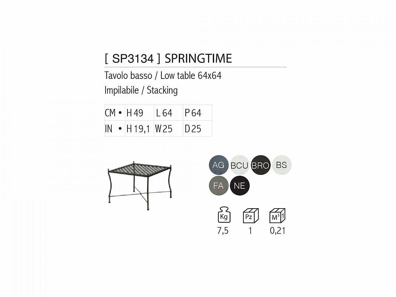 Tavolino Springtime - 1
