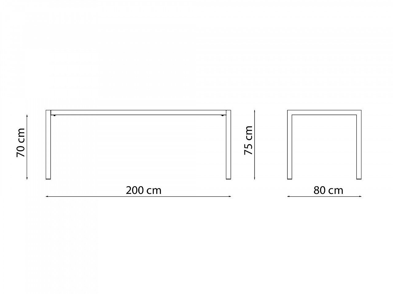 Tavolo Quatris 200x80 - 2