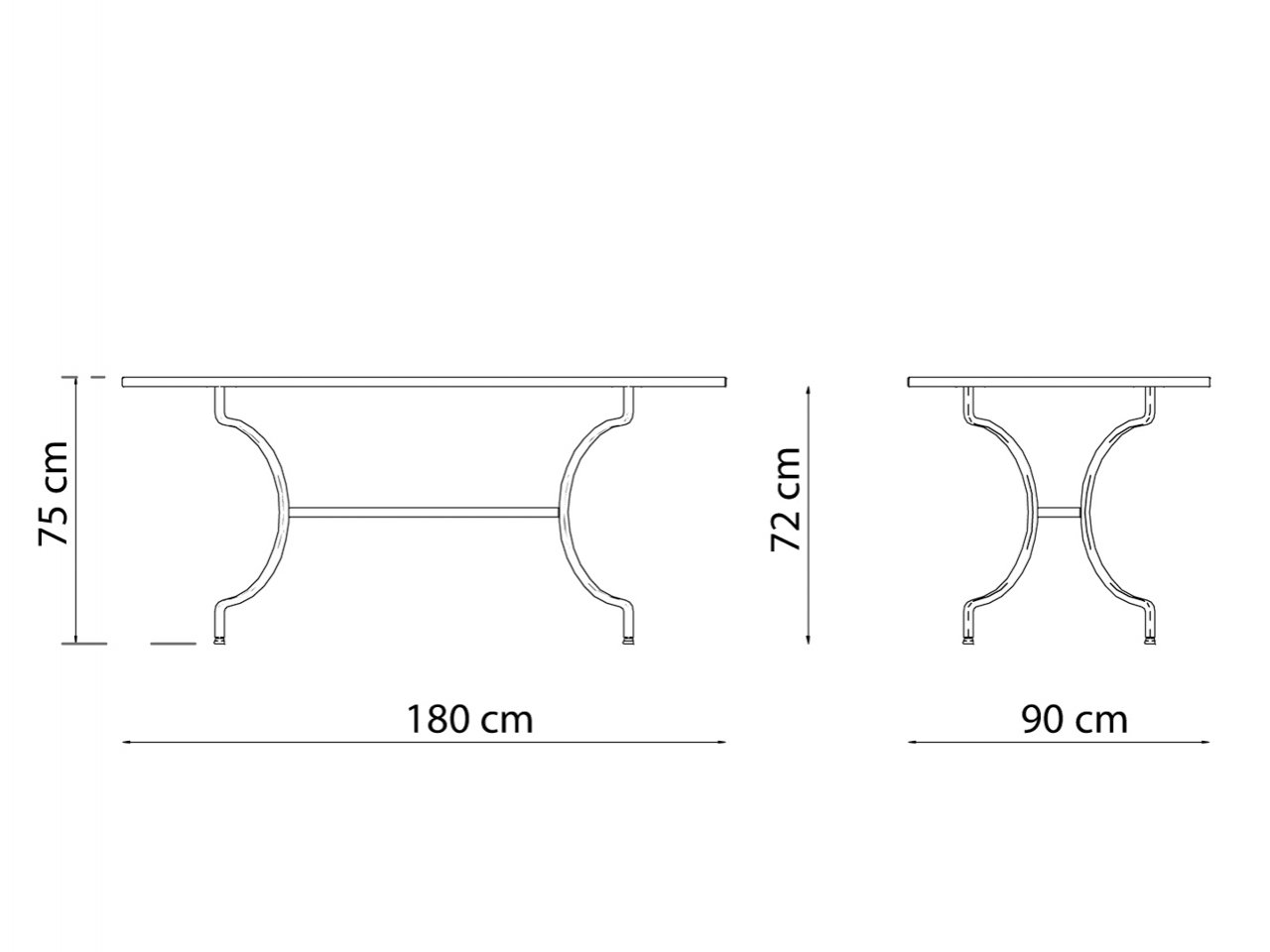 Tavolo Tosca 180x90 - 1